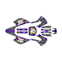 kawasaki kx85 graphics kit 2001-2013 lunatic series purple