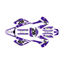 kawasaki kx100 graphics kit 2001-2013 lethal series purple