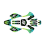 kawasaki kx85 graphics kit 2001-2013 night series lime