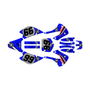kawasaki kx85 graphics kit 2001-2013 predator series blue