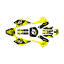 kawasaki kx100 graphics kit 2001-2013 night series yellow