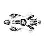kawasaki kx100 graphics kit 2001-2013 night series white