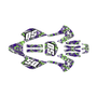 kawasaki kx85 graphics kit 2001-2013 snagged series purple