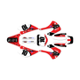 kawasaki kx85 graphics kit 2001-2013 speed series red