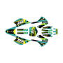 kawasaki kx85 graphics kit 2001-2013 warrior series teal