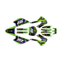 kawasaki kx100 graphics kit 2001-2013 warrior series green-purple