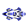 kawasaki kx100 graphics kit 2001-2013 warrior series blue