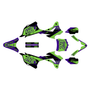 kawasaki kx85 graphics kit 2014-2021 evader series purple-shift
