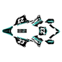kawasaki kx85 graphics kit 2014-2021 fh series teal
