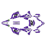 kawasaki kx85 graphics kit 2014-2021 lethal series purple