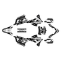 kawasaki kx85 graphics kit 2014-2021 lethal series white