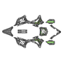 kawasaki kx85 graphics kit 2014-2021 lunatic series grey