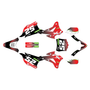 kawasaki kx85 graphics kit 2014-2021 ominous series red