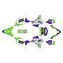 kawasaki kx85 graphics kit 2014-2021 rail series purple