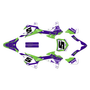 kawasaki kx100 graphics kit 2014-2021 venom series purple
