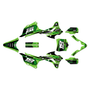 kawasaki kx85 graphics kit 2014-2021 warrior series green