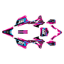 kawasaki kx85 graphics kit 2014-2021 warrior series magenta