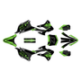 kawasaki kx85 graphics kit 2022-2025 evader series greenshift
