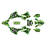 kawasaki kx85 graphics kit 2022-2025 invasion series green