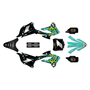 kawasaki kx85 graphics kit 2022-2025 lancaster series teal