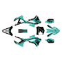 kawasaki kx85 graphics kit 2022-2025 legend series teal