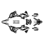 kawasaki kx85 graphics kit 2022-2025 lethal series white