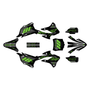 kawasaki kx85 graphics kit 2022-2025 rebel series green