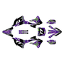 kawasaki kx85 graphics kit 2022-2025 warfare series purple