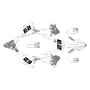 kawasaki kx112 graphics kit 2022-2025 throwback series white