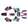 kawasaki kx125 graphics kit 1995-1998 axis series teal