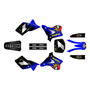 kawasaki kx250 graphics kit 1995-1998 lancaster series blue