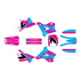 kawasaki kx250 graphics kit 1995-1998 legend series magenta
