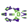 kawasaki kx125 graphics kit 1995-1998 night-city series purple