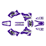 kawasaki kx250 graphics kit 1995-1998 lethal series purple