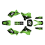 kawasaki kx250 graphics kit 1995-1998 night-city series green