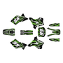 kawasaki kx250 graphics kit 1995-1998 prime series green