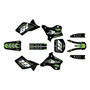 kawasaki kx250 graphics kit 1995-1998 rebel series green