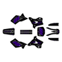 kawasaki kx250 graphics kit 1995-1998 rebel series purple-shift