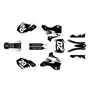 kawasaki kx125 graphics kit 1995-1998 spear series white