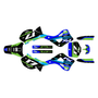 kawasaki kx250 graphics kit 1999-2002 axis series blue