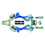 kawasaki kx125 graphics kit 1999-2002 split series green