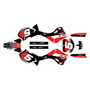 kawasaki kx125 graphics kit 1999-2002 turbo series red