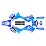 kawasaki kx250 graphics kit 1999-2002 split series blue