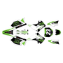 kawasaki kx125 graphics kit 2003-2008 evader series green