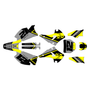 kawasaki kx250 graphics kit 2003-2008 enigma series yellow
