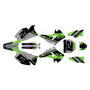 kawasaki kx250 graphics kit 2003-2008 enigma series green