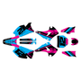 kawasaki kx250 graphics kit 2003-2008 enigma series magenta