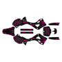 kawasaki kx250 graphics kit 1999-2002 twitch series magenta