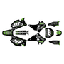 kawasaki kx125 graphics kit 2003-2008 rebel series green
