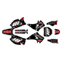kawasaki kx125 graphics kit 2003-2008 rebel series red